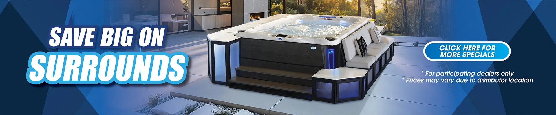 Calspas hot tub being used in a family setting - Napa
