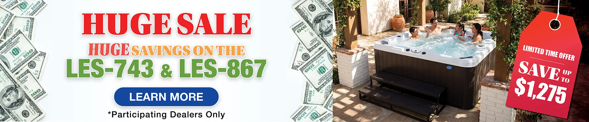 Calspas hot tub being used in a family setting - Napa