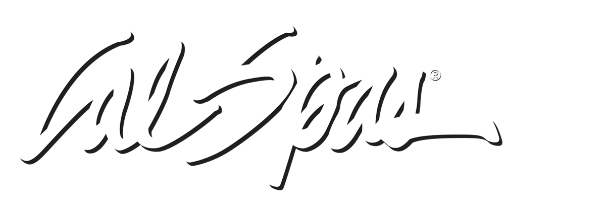 Calspas White logo hot tubs spas for sale Napa